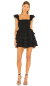 Tularosa Carlotta Mini Dress In Black