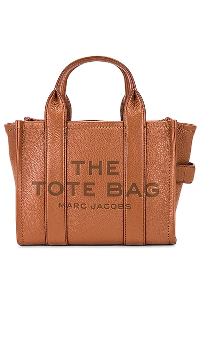 Marc Jacobs The Mini Leather Tote Bag In Brown