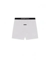 Essentials Grey Logo Shorts With Elastic In Grey