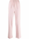 Isabel Marant Étoile Straight-leg Knitted Trousers In Rosa