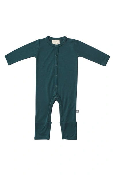 Kyte Baby Kids' Snap Romper In Emerald