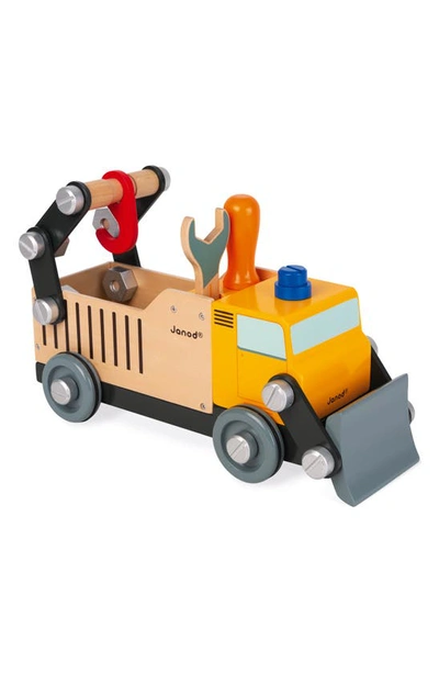 Janod Babies' Brico Diy Construction Truck In Red