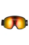 Smith Proxy Snow Goggles In Black Red Mirror