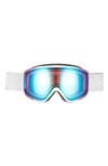 Smith Moment Snow Goggles In White Vapor Green