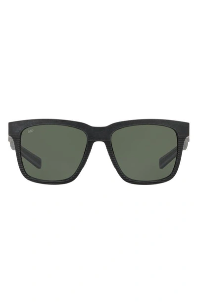 Costa Del Mar 55mm Square Sunglasses In Crystal Grey