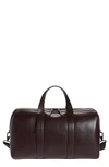 TED BAKER FIDICK LEATHER DUFFLE BAG,253022