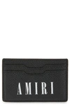 AMIRI LOGO LEATHER CARD HOLDER,MAW007