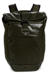 Osprey Transporter Roll Top Backpack In Haybale Green