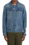 Golden Goose Golden Collection Denim Jacket In Medium Blue