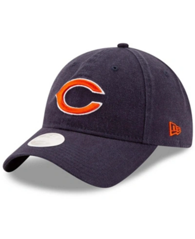 New Era Women's Navy Chicago Bears Core Classic Primary 9twenty Adjustable Hat