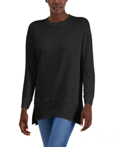 Inc International Concepts Women's Side-vent Tunic, Created For Macy's In Deep Black