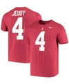 Nike Men's Jerry Jeudy Crimson Alabama Crimson Tide Name Number Alumni T-shirt In Crimson