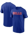 Nike Men's Royal Buffalo Bills Primetime Legend Wordmark Performance T-shirt In Royal