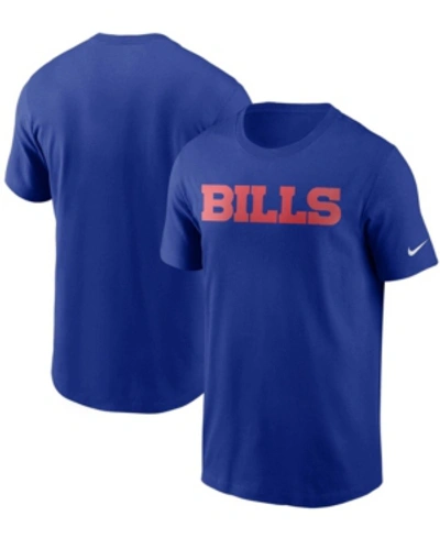 NIKE MEN'S ROYAL BUFFALO BILLS TEAM WORDMARK T-SHIRT