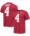 Nike Men's Jerry Jeudy Crimson Alabama Crimson Tide Name Number Alumni T-shirt In Crimson