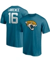 Fanatics Men's Trevor Lawrence Teal Jacksonville Jaguars Big Tall Player Name Number T-shirt In Teal