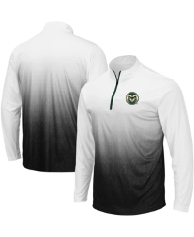 Colosseum Men's Gray Colorado State Rams Magic Team Logo Quarter-zip Jacket