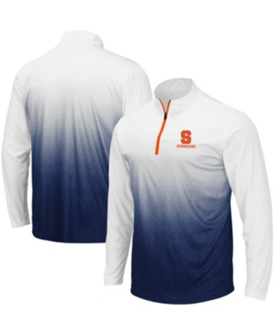 Colosseum Men's Navy Syracuse Orange Magic Team Logo Quarter-zip Jacket