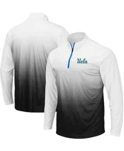 Colosseum Men's Gray Ucla Bruins Magic Team Logo Quarter-zip Jacket