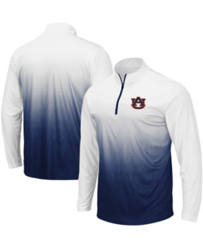 Colosseum Men's Navy Auburn Tigers Magic Team Logo Quarter-zip Jacket