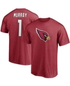 FANATICS MEN'S KYLER MURRAY CARDINAL ARIZONA CARDINALS PLAYER ICON NAME AND NUMBER T-SHIRT