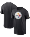 Nike Women's Logo Essential (nfl Pittsburgh Steelers) T-shirt In Black