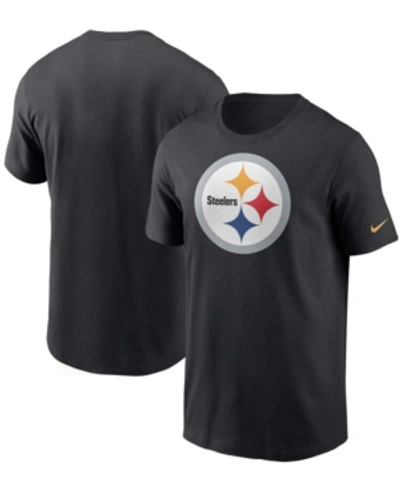 NIKE MEN'S BLACK PITTSBURGH STEELERS PRIMARY LOGO T-SHIRT