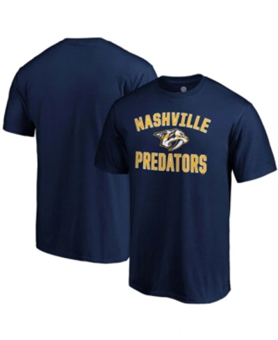 Fanatics Men's Navy Nashville Predators Team Victory Arch T-shirt
