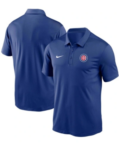 Nike Men's Royal Chicago Cubs Team Logo Franchise Performance Polo Shirt