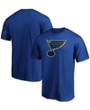 FANATICS MEN'S BLUE ST. LOUIS BLUES TEAM PRIMARY LOGO T-SHIRT