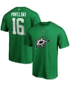 Fanatics Men's Joe Pavelski Kelly Green Dallas Stars Player Authentic Stack Name And Number T-shirt In Kelly Green