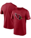 NIKE MEN'S BIG AND TALL CARDINAL ARIZONA CARDINALS LOGO ESSENTIAL LEGEND PERFORMANCE T-SHIRT