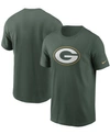 Nike Men's Big And Tall Green Green Bay Packers Primary Logo T-shirt In Green