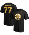 Fanatics Men's Ray Bourque Black Boston Bruins Authentic Stack Retired Player Name And Number T-shirt In Black