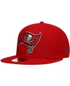 NEW ERA MEN'S RED TAMPA BAY BUCCANEERS TEAM BASIC 59FIFTY FITTED HAT