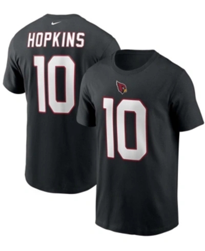 Nike Men's Deandre Hopkins Black Arizona Cardinals Name And Number T-shirt