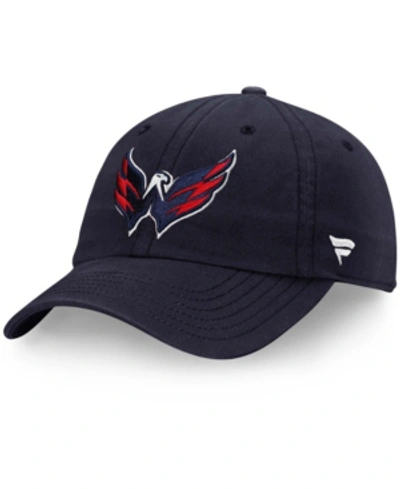 Fanatics Men's Navy Washington Capitals Core Primary Logo Adjustable Hat