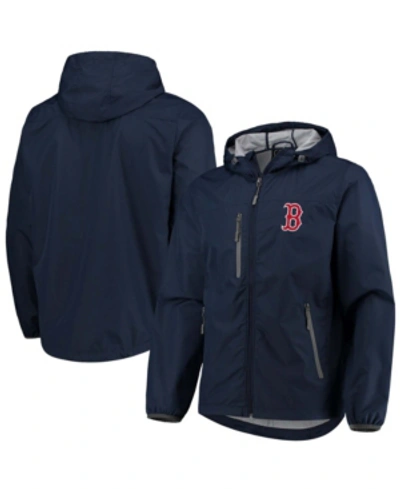 G-iii Sports By Carl Banks Men's Navy Boston Red Sox Double Play Lightweight Hoodie Jacket