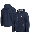 G-iii Sports By Carl Banks Men's Navy Houston Astros Double Play Hoodie Full-zip Jacket In Navy