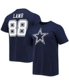 Fanatics Men's Ceedee Lamb Navy Dallas Cowboys Player Icon Name And Number T-shirt In Navy