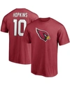 FANATICS MEN'S DEANDRE HOPKINS CARDINAL ARIZONA CARDINALS PLAYER ICON NAME AND NUMBER T-SHIRT