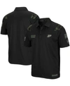 Colosseum Men's Black Kansas State Wildcats Oht Military Inspired Appreciation Sierra Polo In Black