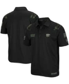Colosseum Men's Black Kansas State Wildcats Oht Military Inspired Appreciation Sierra Polo In Black