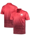 COLOSSEUM MEN'S SCARLET NEBRASKA HUSKERS MARSHALL POLO