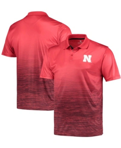 Colosseum Men's Scarlet Nebraska Huskers Marshall Polo