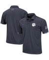 Colosseum Men's Big And Tall Charcoal Clemson Tigers Oht Military-inspired Appreciation Digital Camo Polo Shir In Charcoal