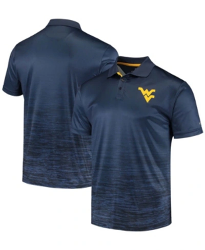 Colosseum Men's Navy West Virginia Mountaineers Marshall Polo