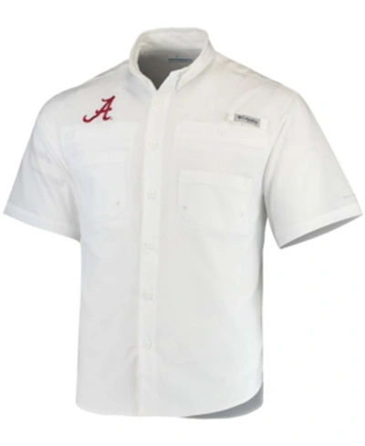 Columbia Men's White Alabama Crimson Tide Tamiami Shirt