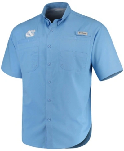 Columbia Men's Light Blue North Carolina Tar Heels Tamiami Shirt