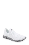 Apl Athletic Propulsion Labs Techloom Wave Hybrid Running Shoe In White / Black / Marble